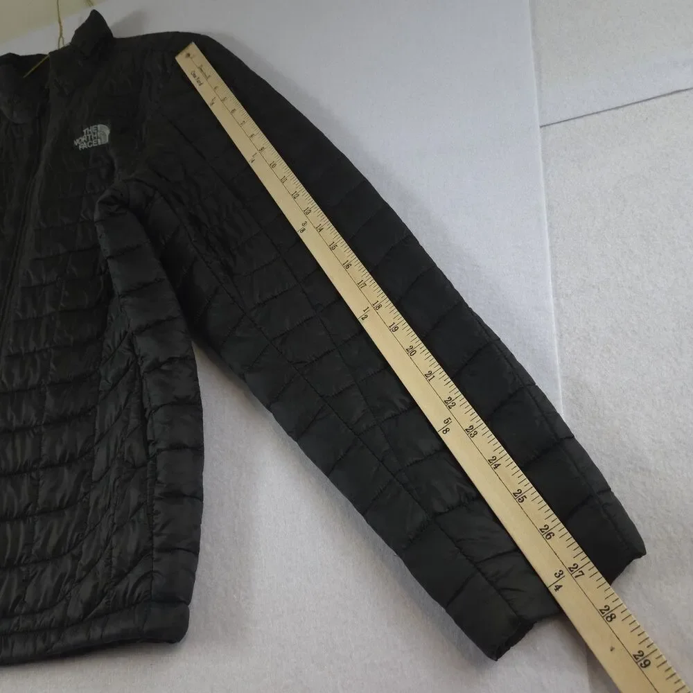 The North Face Mens Thermoball Eco Quilted Puffer Jacket L Black Lightweight